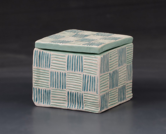 Checkered box by Annie Taylor