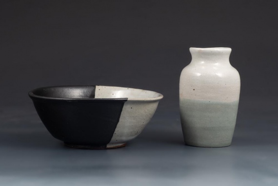 Bowl and vase by Cindy Lao