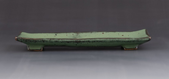 Green tray by Paige Landau