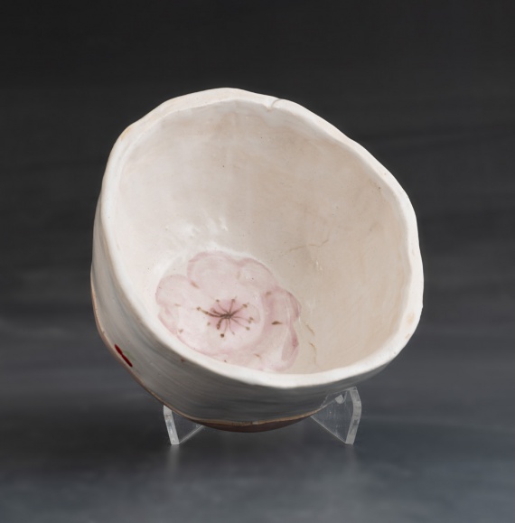 Bowl with blossom design by Rylee Turner
