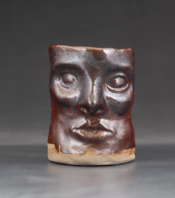 Iron red face cup by Savannah Hope