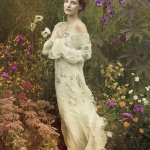<p><b>Annie Leibovitz</b>, <i>Jessica Chastain</i>, after the 1917-18 painting Frauenbildnis (Portrait of Ria Munk III) by Gustav Klimt. Vogue, December 2013.</p>