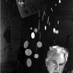<p><b>Arnold Newman</b>, <i>Alexander Calder, Woodbury CT, 1957</i>.</p>