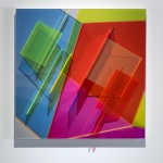 <p><b>Barabara Kasten</b>, <i>Progression Four</i>, 2017, Fujiflex Digital Print, fluorescent acrylic, 36 in x 36 in x 6.125 in</p>