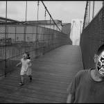 <p><b>Chien-Chi Chang</b>, <i>TAIWAN. Wuri. 2003. My niece (left), on a new suspension bridge.</i></p>