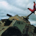 <p><b>James Natchwey</b>, <i>Nicaragua, 1984 - Relic of civil war became a monument in a park.</i></p>