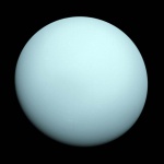 <p><b>Voyager 2</b>, photograph of Uranus, 1986</p>