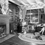 <p><b>O. Winston Link</b>, <i>Living Room on the Tracks, Lithia, Virginia, 1956.</i></p>