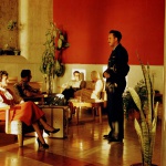 <p><b>Paul Outerbridge</b>, <i>Airport Lounge, Mexico</i>, circa 1950.</p>