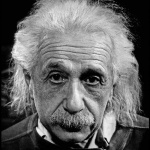 <p><b>Philippe Halsman</b>, <i>USA. Princeton, New Jersey. 1947. American Physicist & mathematician Albert EINSTEIN at his home.</i></p>