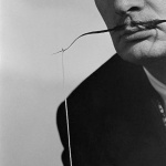 <p><b>Philippe Halsman</b>, <i>USA. 1954. Salvadore DALI. "Fishing for Compliments."</i></p>