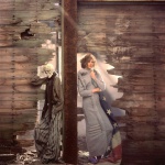 <p><b>Richard Avedon</b>, <i>Nadja Auermann, In Memory of the Late Mr. and Mrs. Comfort, Montauk, New York, August 1995</i>.</p>