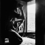 <p><b>Robert Capa</b>, <i>Near Troina. August 4th-5th, 1943. American soldiers on a reconnaissance mission to capture Troina, a strategically located hilltown on the road to Messina (Sicily's main port to the mainland). The town was being fiercely defended by the Germans, in an attempt to evacuate all German troops.</i></p>