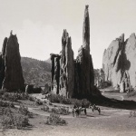 <p><b>William Henry Jackson</b>, <i>Cathedral Spires, Garden of the Gods, Colorado</i>, 1869-1879. Albumen print.</p>