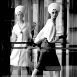 <p><b>William Klein</b>, Tizzy Tizzani and Whilelmina Cooper, New York, 1963.</p>