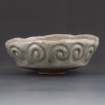 Celadon teabowl with spiral design by Jayden D'Souza